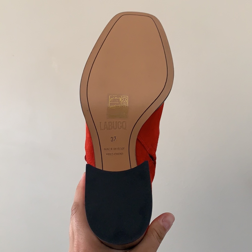 Fire Engine Red Labucq Boots - Picture 4 of 7